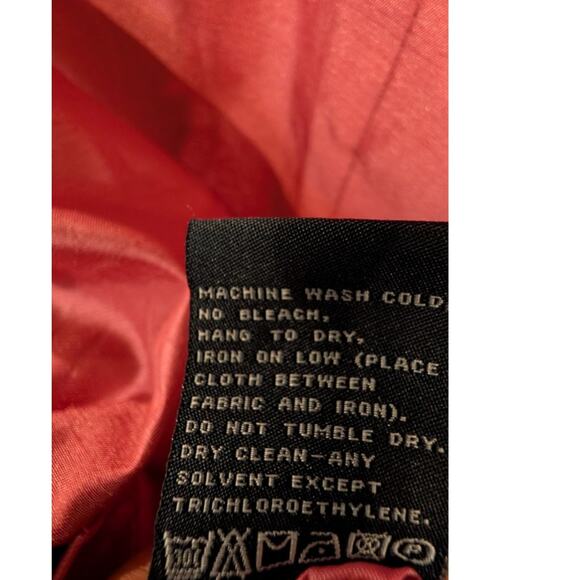 London Fog Vintage Women's Black And Pink Reversible Rain Coat Medium - Picture 7 of 7